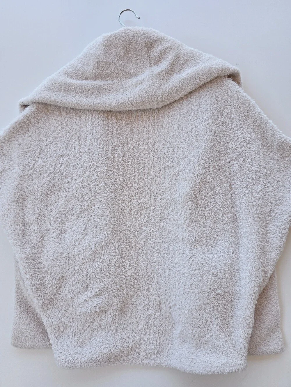 Barefoot Dream CozyChic OS Chunky Knit Cream Open Front Cardigan
